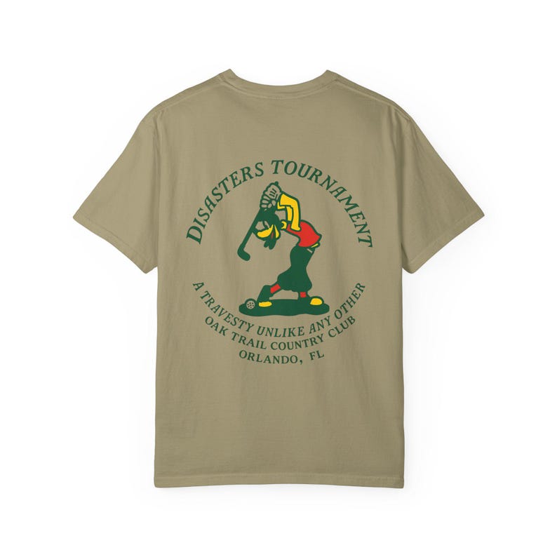 DISASTERS TOURNAMENT Oak Trail Country Club - Goofy Golf T-Shirt - Disney Parks, Disney World, Disneyland Trip Cotton Graphic Tee image 11