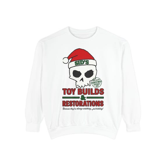 SIDS TOY BUILDS Sweatshirt - Sid Toy Story Woody Buzz Lightyear Andy Christmas Holiday Crewneck - Disney Parks Disney World Disneyland Trip