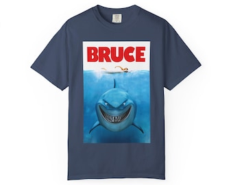 JAWS BRUCE - Finding Nemo Finding Dory Jaws horrorfilm T-shirt - katoenen grafisch T-shirt Disney Parks, Disney World, Disneyland Trip