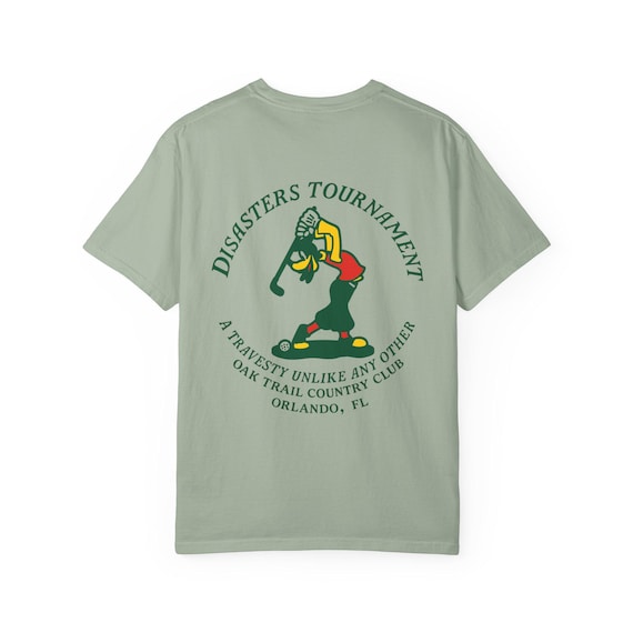 DISASTERS TOURNAMENT Oak Trail Country Club - Goofy Golf T-Shirt - Disney Parks, Disney World, Disneyland Trip Cotton Graphic Tee