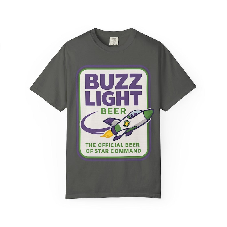 BUZZ LIGHT BEER - Lightyear, Toy Story T-Shirt - Disney Parks, Disney World, Disneyland Trip Cotton Tee image 4