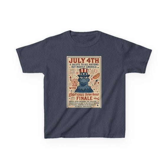 BUT MOSTLY AMERICA Kids Tee - The Muppets, Sam Eagle, America, July 4th T-Shirt - Disney Parks, Disney World, Disneyland Trip Cotton Tee