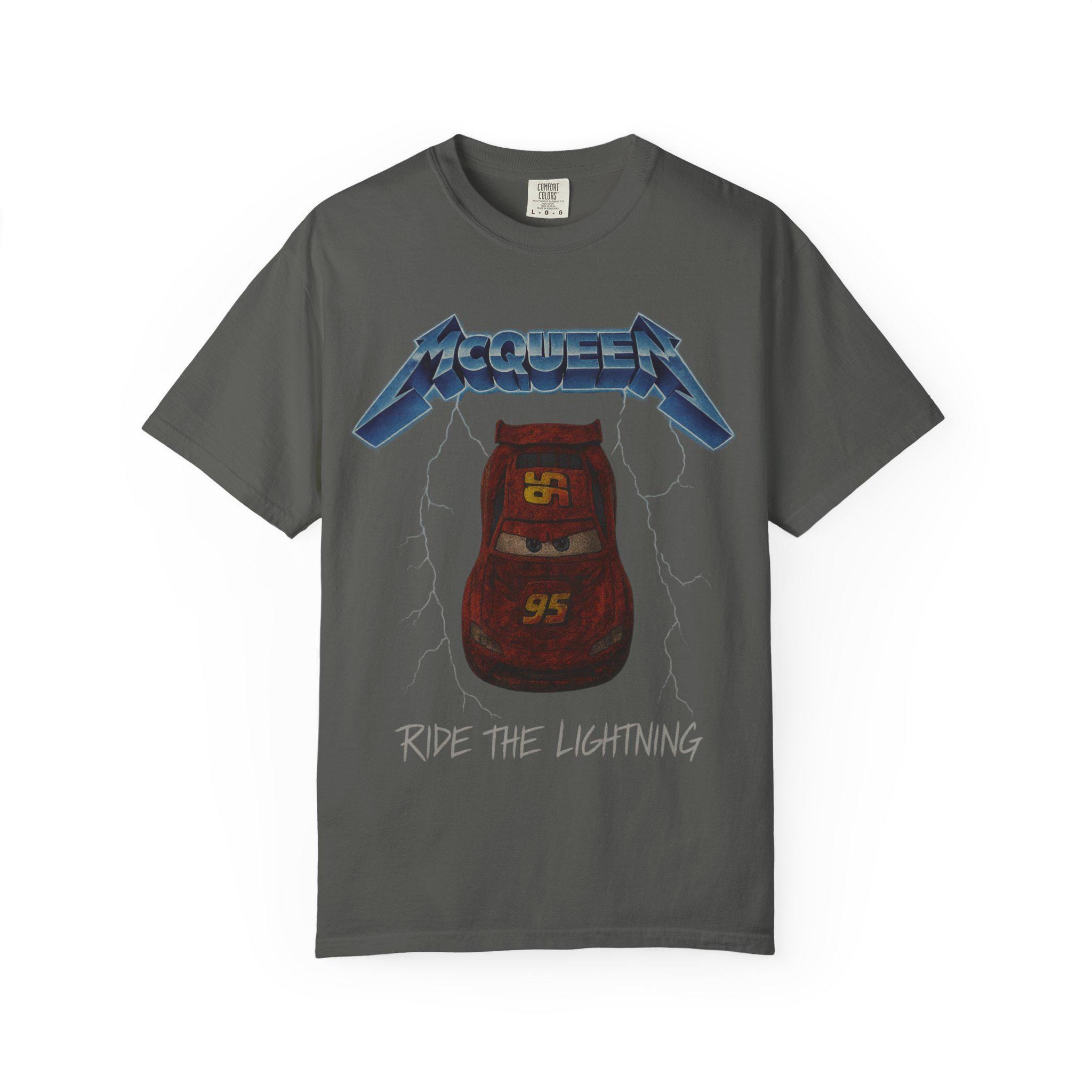RIDE THE LIGHTNING Adult Tee - Metallica Pixar Cars Lightning