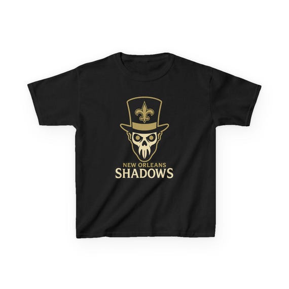 NEW ORLEANS SHADOWS Kids Tee - Saints Pro Football Shadow Facilier T-Shirt - Disney Parks Disney World Disneyland Trip Cotton Graphic Tee