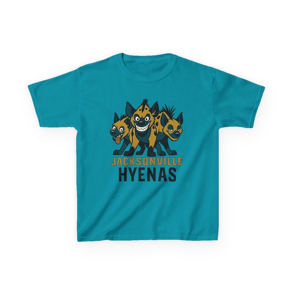 JACKSONVILLE HYENAS Kids Tee - Jaguars Pro Football Lion King Hyena T-Shirt - Disney Parks Disney World Disneyland Trip Cotton Graphic Tee
