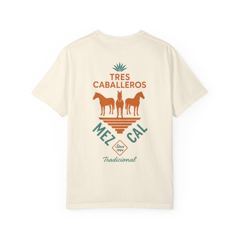 MEZCAL TRES CABALLEROS - Camiseta de algodón de los Tres Caballeros, Pato Donald, Mezcal y Tequila - Parques Disney, Disney World y Disneyland imagen 4