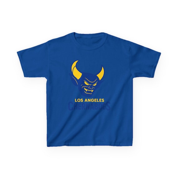 LOS ANGELES CHERNABOGS Kids Tee - Rams Pro Football Fantasia T-Shirt - Disney Parks Disney World Disneyland Trip Cotton Graphic Tee