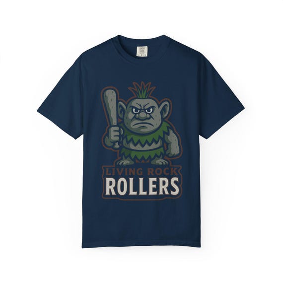 LIVING ROCK ROLLERS - Frozen, Trolls, Kristoff Baseball Jersey T-Shirt - Disney Parks, Disney World, Disneyland Trip Cotton Tee