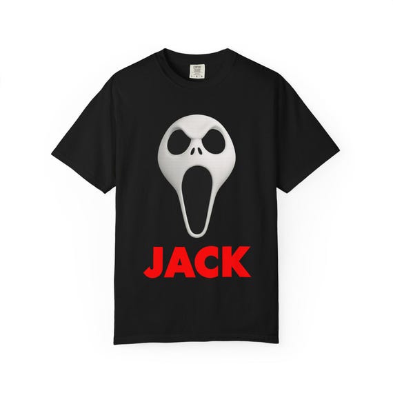 SCREAM JACK - Halloween Nightmare Jack Skellington Horror Movie T-Shirt - Disney Parks, Disney World, Disneyland Trip Cotton Graphic Tee