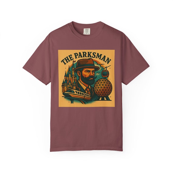 THE PARKSMAN - Disney Parks Dad Magic Kingdom Epcot Monorail Skyliner T-Shirt - Disney Parks, Disney World, Disneyland Trip Cotton Tee