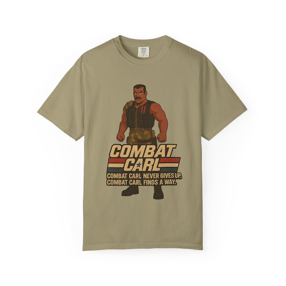COMBAT CARL - Toy Story, GI Joe, G.I. Action Figure T-Shirt - Disney Parks, Disney World, Disneyland Trip Cotton Graphic Tee