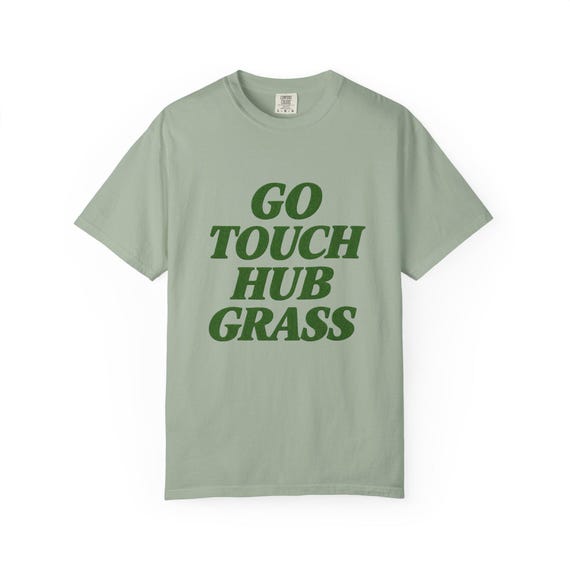 TOUCH HUB GRASS - Magic Kingdom, Touch Grass T-Shirt - Disney Parks, Disney World, Disneyland Trip Cotton Tee