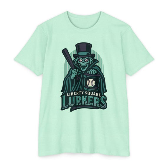 LIBERTY SQUARE LURKERS Custom - T-shirt, Unisex Graphic Tee, Halloween, Baseball Fan Shirt, Vintage Style Apparel, Unique Gift Idea