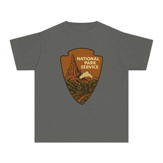 NATIONAL PARK THUNDER - Kids Sizes - Big Thunder Mountain National Parks T-Shirt - Disney Parks, Disney World, Disneyland Trip Cotton Tee