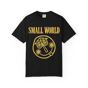 SMALL WORLD NIRVANA - Its a Small World Ride Nirvana Band T-Shirt - Disney Parks, Disney World, Disneyland Trip Cotton Graphic Tee