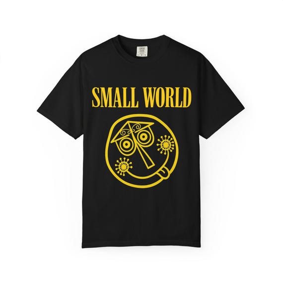 SMALL WORLD NIRVANA - Its a Small World Ride Nirvana Band T-Shirt - Disney Parks, Disney World, Disneyland Trip Cotton Graphic Tee