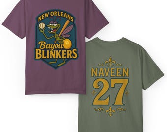 NOLA BAYOU BLINKERS - Princess and the Frog, Ray, Tiana, Prince Naveen Baseball Jersey T-Shirt - Disney Parks, Disneyland Cotton Tee