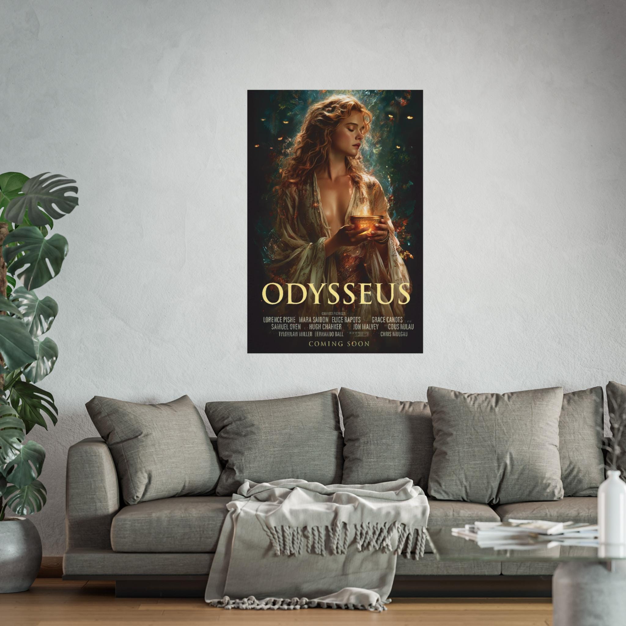 Odysseus Movie Poster | the Odyssey Wall Art | Greek Mythology Print ...