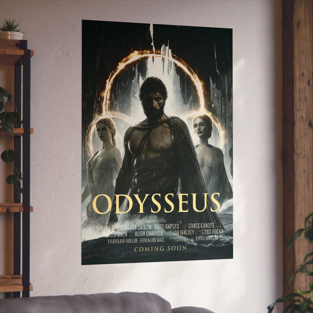 Odysseus Movie Poster | the Odyssey Wall Art | Greek Mythology Print ...