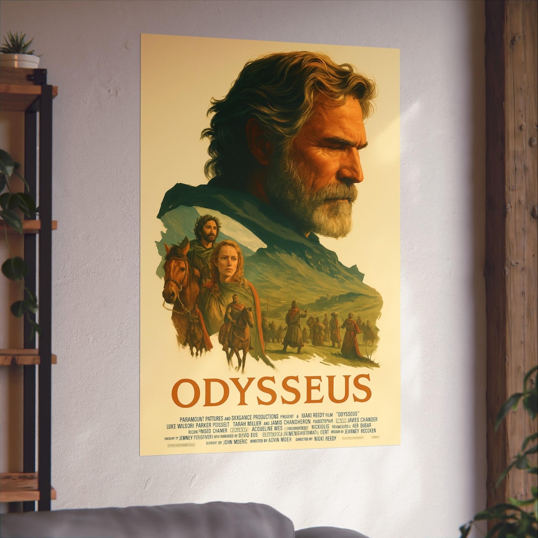 Odysseus Movie Poster | the Odyssey Wall Art | Greek Mythology Print ...
