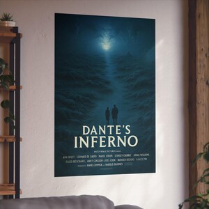 Dante's Inferno Fine Art Poster | Gothic Wall Decor, Fantasy Art Print, Literature Gifts, Home Office Wall Art, Movie Poster, satire