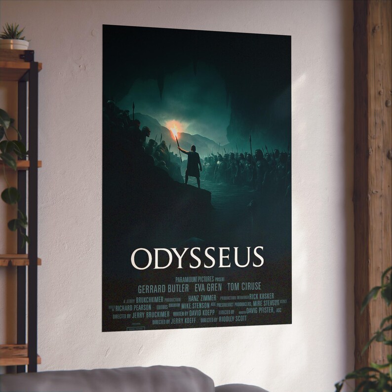 Odysseus Movie Poster | the Odyssey Wall Art | Greek Mythology Print ...