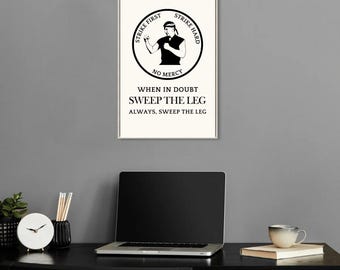 Cobra Kai - Woondecoratie: grappige karate-citaatkunst (digitale download)