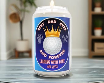 Golf Lover Candle Gift - Perfect Golfing Dad & Sports Fan Decor, Unique Golf Theme Home Accent