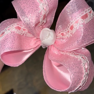 pink 3layer boutique bow