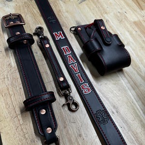 Firefighter Radio Strap Set