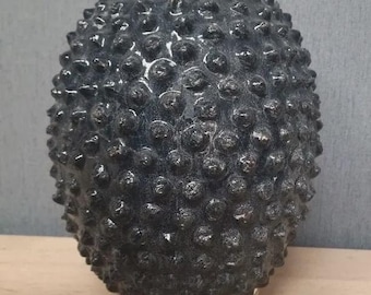 Blue/grey stoneware vase