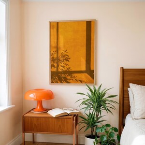 Golden Hour Window Shadow Printable Wall Art, Minimalist Sunlight ...