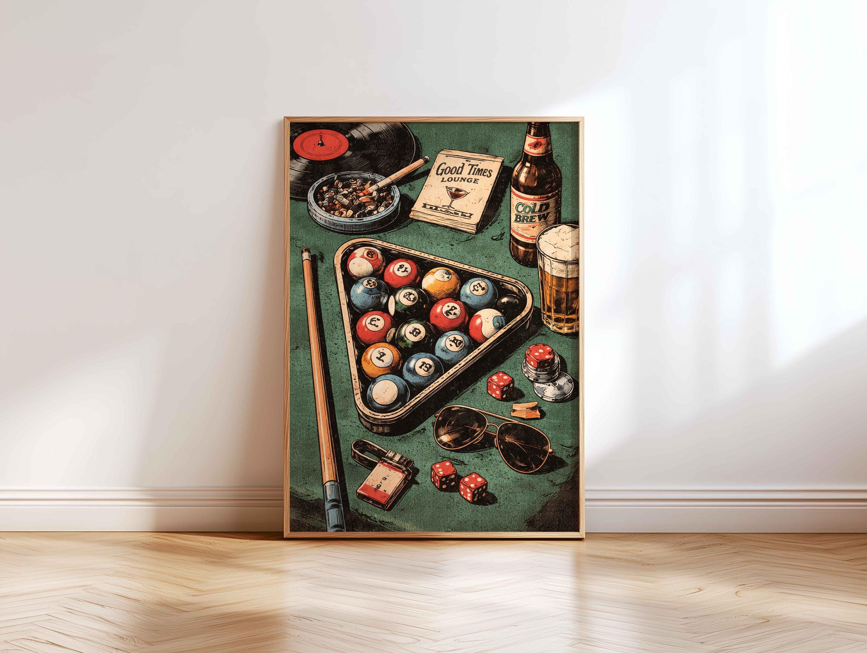 Vintage pool balls - Etsy 日本
