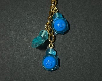 Handmade Glow-In-The-Dark Turtle Keychain