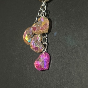 Handmade Heart Keychain
