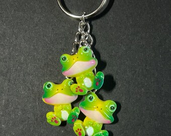 Handmade Frog Keychain