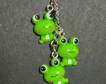 Handmade Frog Keychain