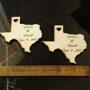 100 Texas Wedding Favors Custom Engraved image 3