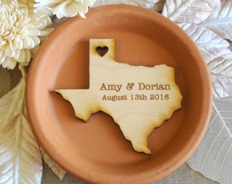 75 Texas Wedding Favors Custom Engraved