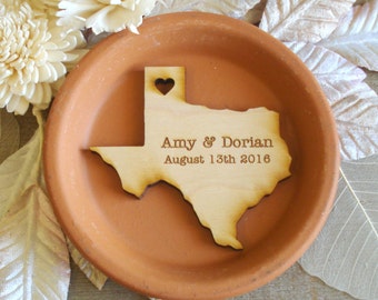 100 Texas Wedding Favors Custom Engraved