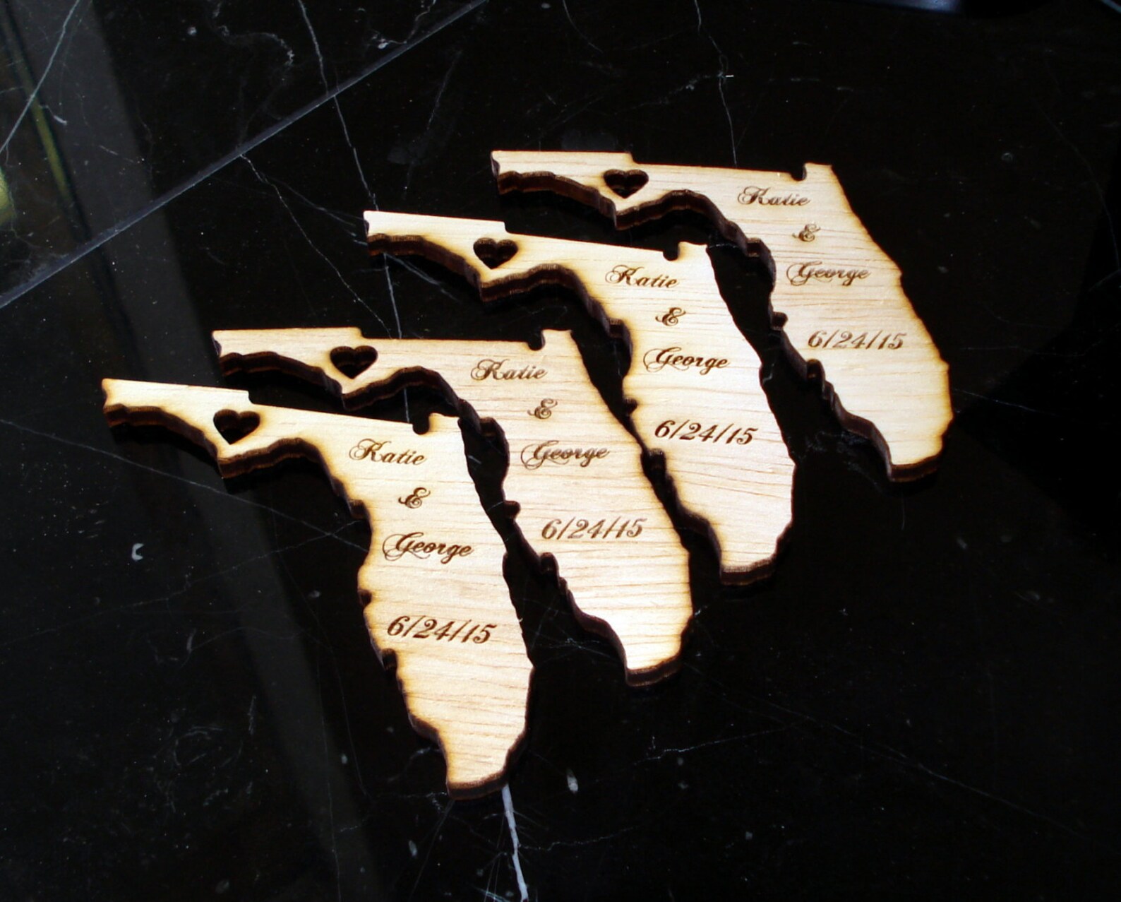 100 Florida Wedding Favors Custom Engraved Etsy
