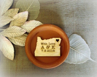 100 Oregon Wedding Favors Custom Engraved Portland wedding