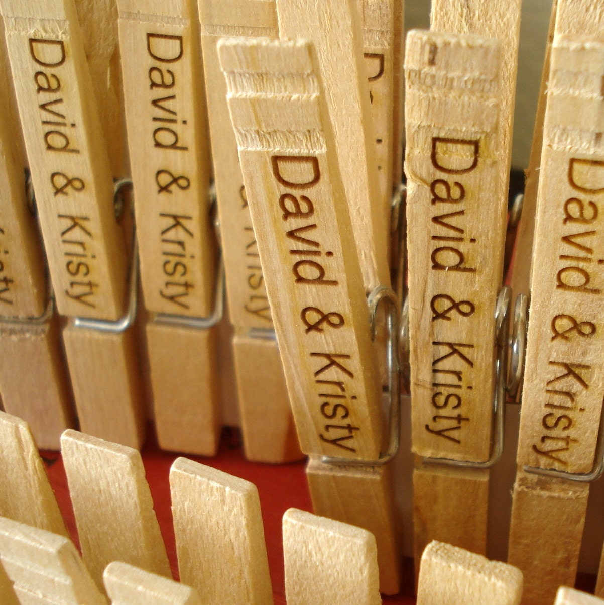 100 Custom Wedding Clips Card Holders Etsy