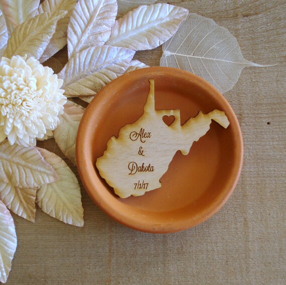 50 West Virginia Wedding Favors Custom Engraved Etsy