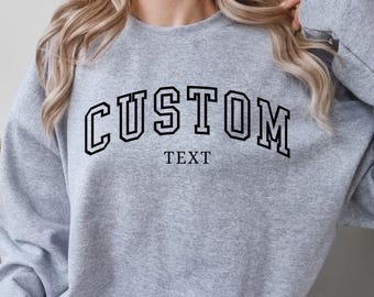 Sweat-shirt avec texte ou logo personnalisé : sweat à capuche au design personnalisé
