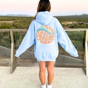wavy word hoodie