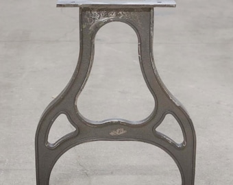 24.5"W 28"H, Cast Iron Dining Table Legs