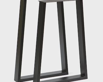 Patas de escritorio de oficina de 28" de alto, forma trapezoidal