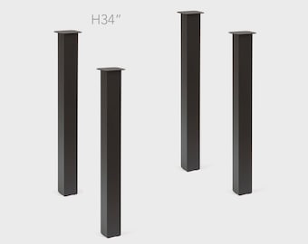 34"H, Counter Height Table Legs, Set of 4