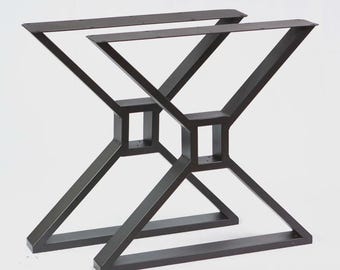 28"H, Dining Table Leg, Farmhouse X-Shape